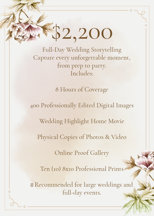 GOLD WEDDING PACKAGE